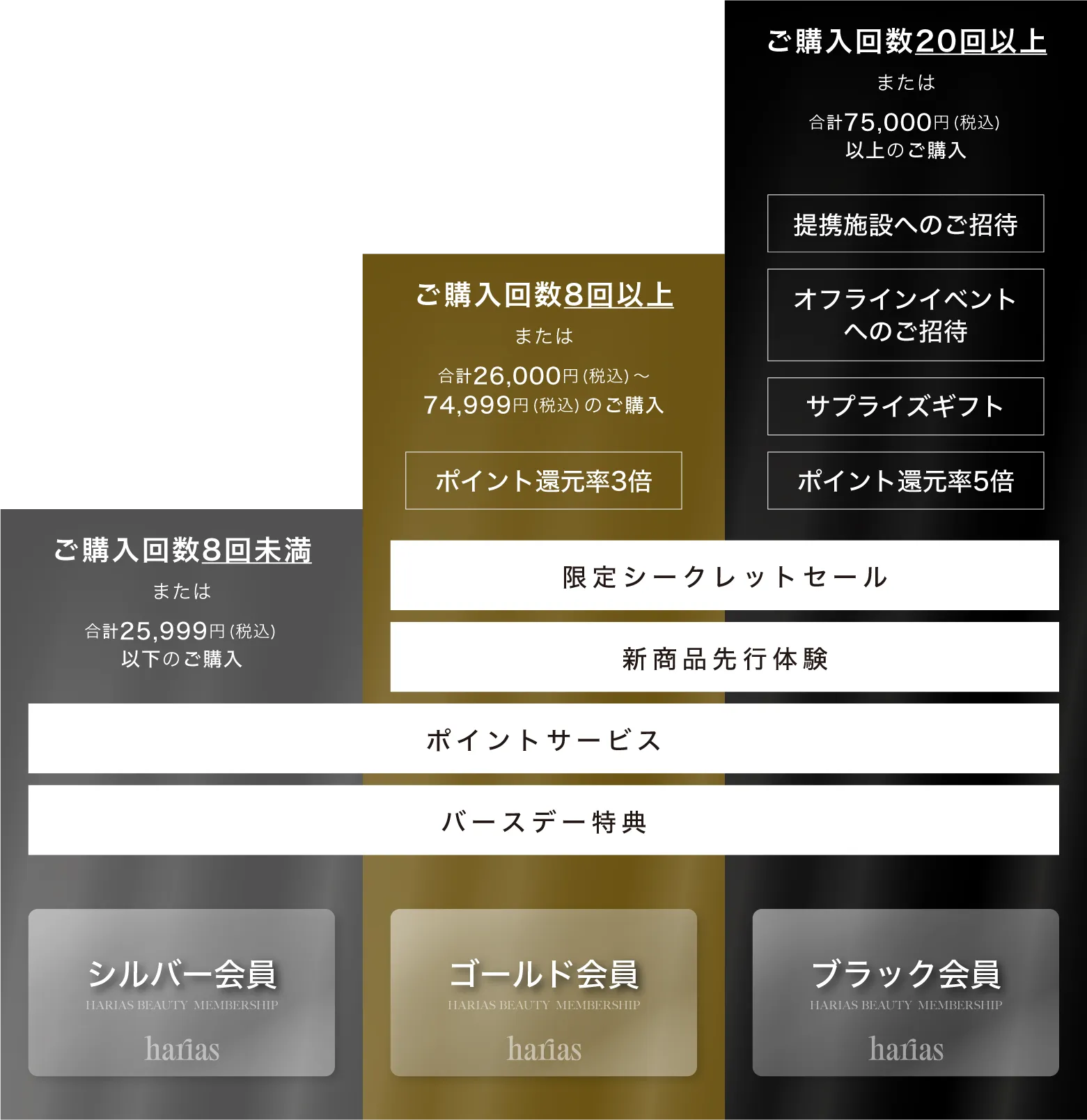 メンバーシップランク画像