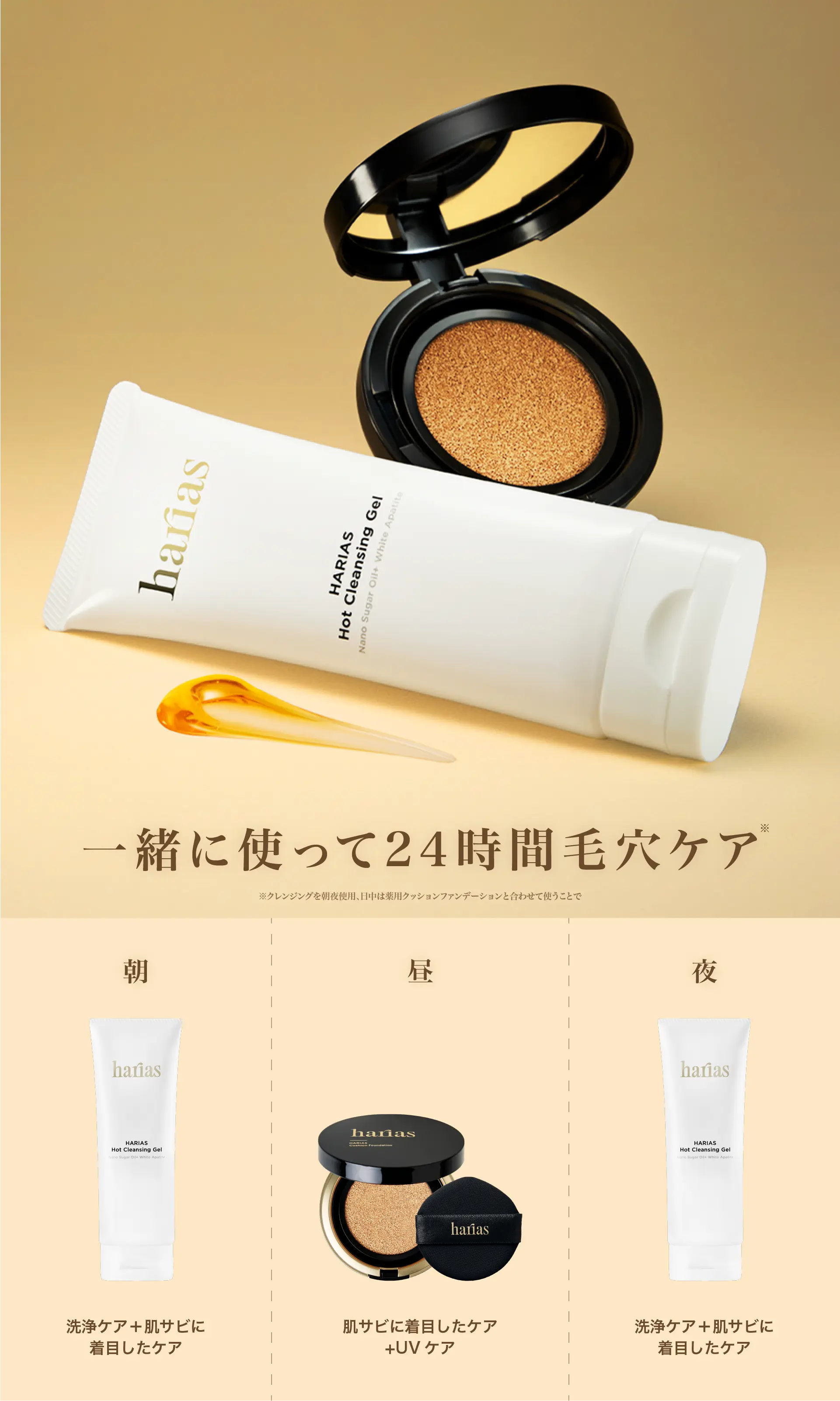 一緒に使って24時間毛穴ケア