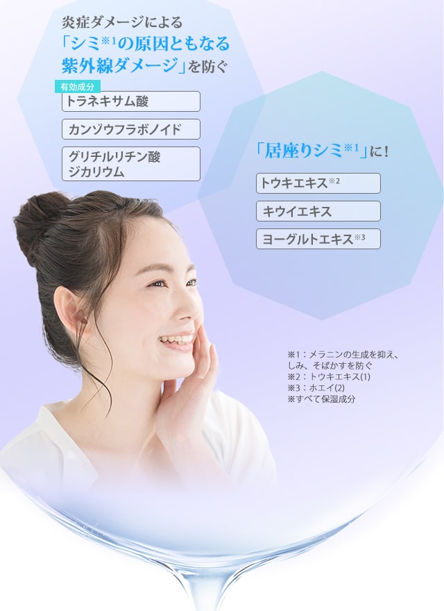 シミの原因・居座りシミ