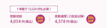 １年間で13,524円もお得！