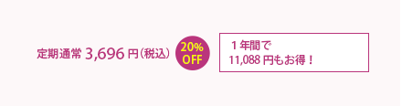 １年間で11,088円もお得！