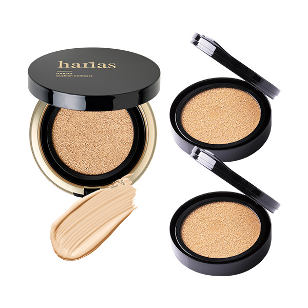 【おまとめ定期】HARIAS（ハリアス） 薬用クッションファンデーション(3個(おまとめ定期便)-ベージュ)